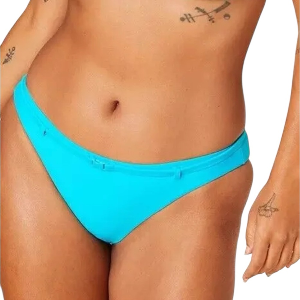 Andie Swim The Riviera Bikini Bottom Size XL Turquoise NWT